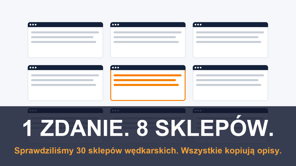 Siatka sklepow z identycznym opisem produktu