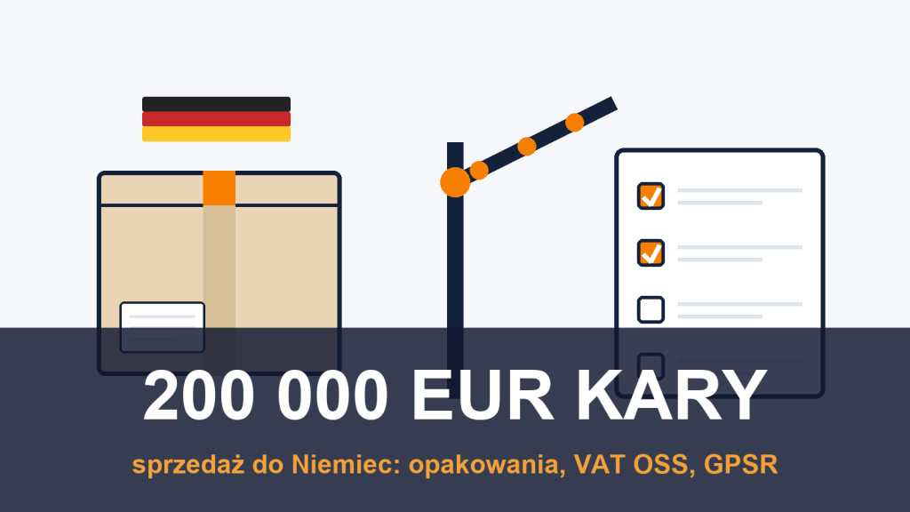 Paczka z flagą Niemiec zatrzymana przed szlabanem i checklista formalności